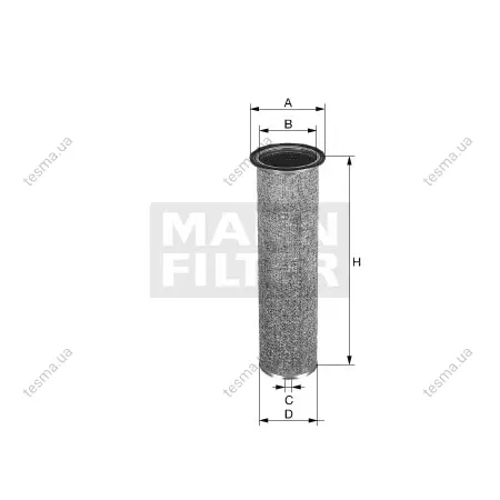 Фільтр повітряний, вторинний MANN-FILTER CF13110 (фото 1)