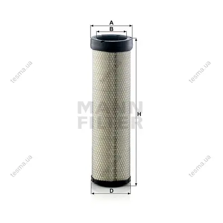 Фільтр повітряний, вторинний MANN-FILTER CF14002 (фото 1)