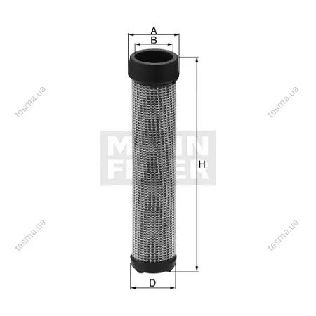Фільтр повітряний, вторинний MANN-FILTER CF1414 (фото 1)