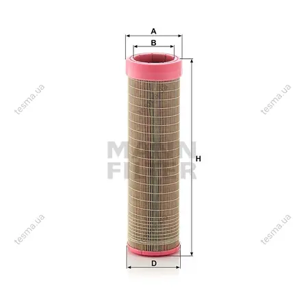 Фільтр повітряний, вторинний MANN-FILTER CF141452 (фото 1)