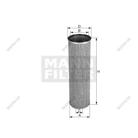 Фільтр повітряний, вторинний MANN-FILTER CF15158 (фото 1)
