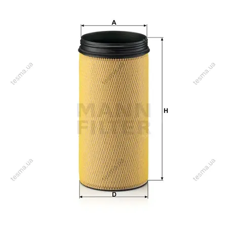 Фільтр повітряний, вторинний MANN-FILTER CF1940 (фото 1)