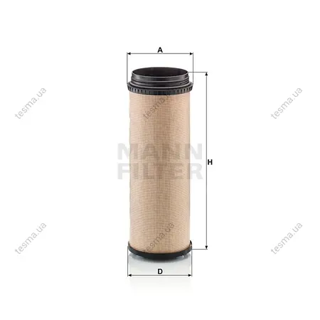 Фільтр повітряний, вторинний MANN-FILTER CF21160 (фото 1)