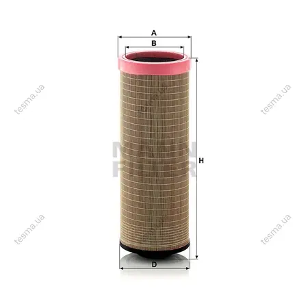 Фільтр повітряний, вторинний MANN-FILTER CF235502 (фото 1)