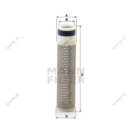 Фільтр повітряний, вторинний MANN-FILTER CF6001 (фото 1)
