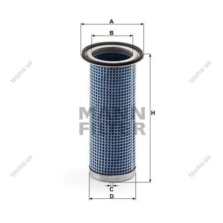 Фільтр повітряний, вторинний MANN-FILTER CF84X (фото 1)