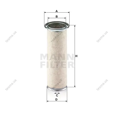 Фильтр воздушный, байпасный MANN-FILTER CF950 (фото 1)