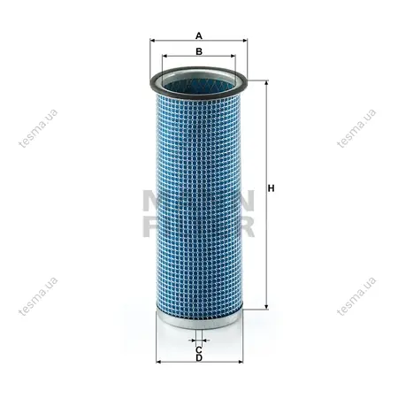 Фільтр повітряний, вторинний MANN-FILTER CF961 (фото 1)