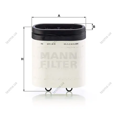 Фильтр воздушный MANN-FILTER CP27001 (фото 1)