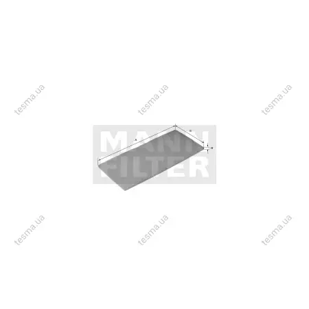 Фильтр салона MANN-FILTER CU1080014 (фото 1)