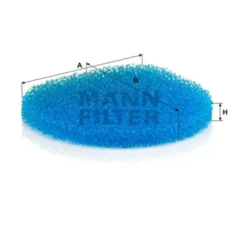 Фільтр салону MANN-FILTER CU12001