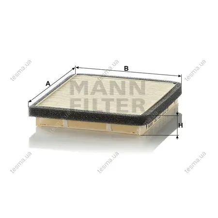 Фильтр салона MANN-FILTER CU13133 (фото 1)