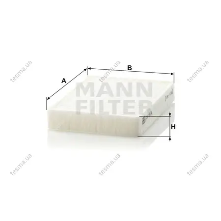 Фільтр салону MANN-FILTER CU1519 (фото 1)
