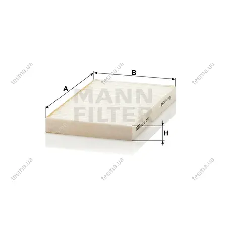 Фільтр салону MANN-FILTER CU200052 (фото 1)