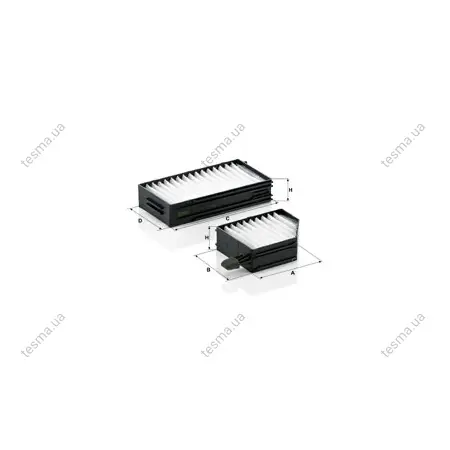 Фильтр салона MANN-FILTER CU210022 (фото 1)