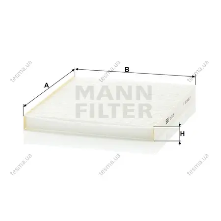 Фільтр салону MANN-FILTER CU2129 (фото 1)