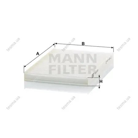 Фільтр салону MANN-FILTER CU2218 (фото 1)