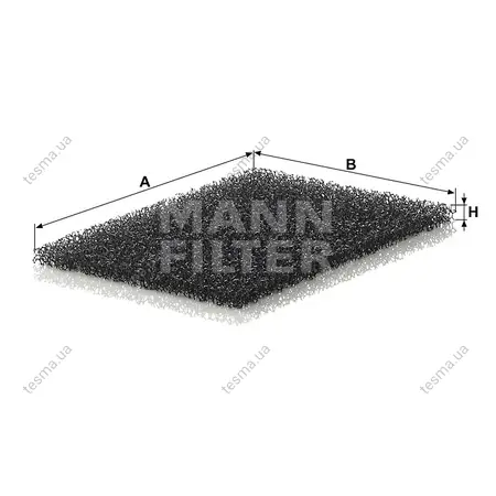 Фильтр салона MANN-FILTER CU2304 (фото 1)