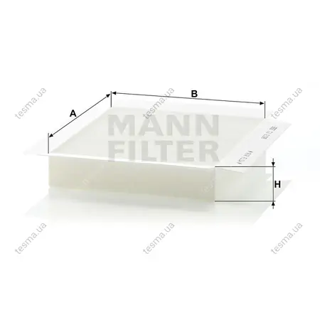 Фільтр салону MANN-FILTER CU2338 (фото 1)