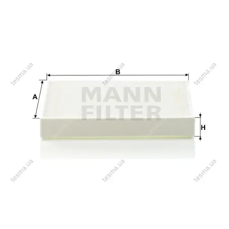Фільтр салону MANN-FILTER CU2339 (фото 1)