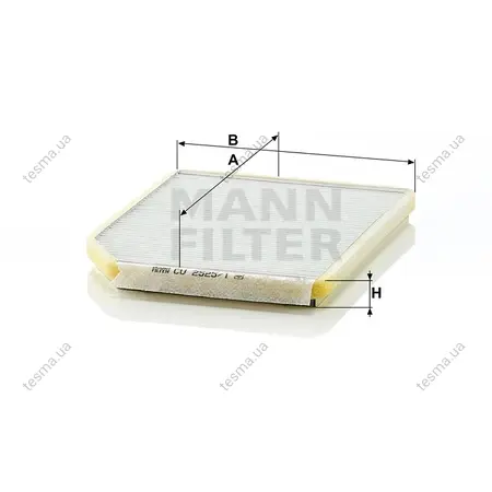Фільтр салону MANN-FILTER CU25251 (фото 1)