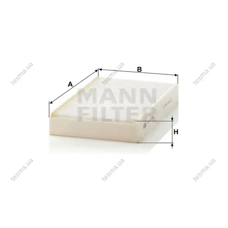 Фільтр салону MANN-FILTER CU26004 (фото 1)