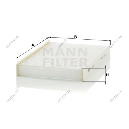 Фільтр салону MANN-FILTER CU26006 (фото 1)