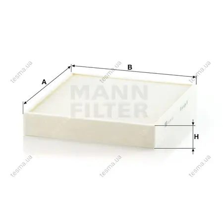 Фільтр салону MANN-FILTER CU26010 (фото 1)