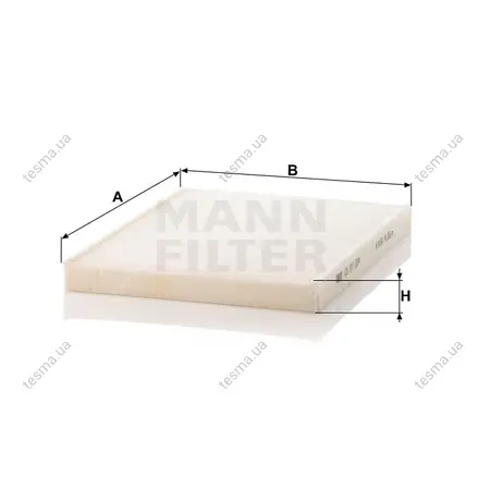 Фильтр салона MANN-FILTER CU27004 (фото 1)