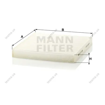 Фільтр салону MANN-FILTER CU27008 (фото 1)