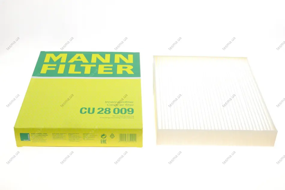 Фильтр салона MANN-FILTER CU 28 009 (фото 1)