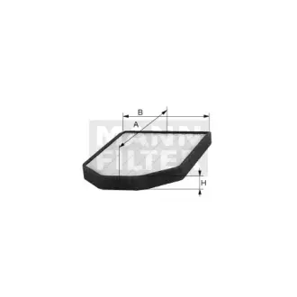 Фильтр салона MANN-FILTER CU2949