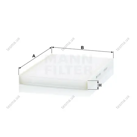 Фільтр салону MANN-FILTER CU32008 (фото 1)
