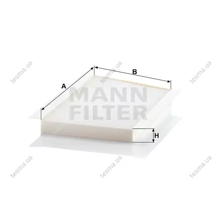 Фильтр салона MANN-FILTER CU34611 (фото 1)