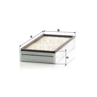 фильтр салона MANN-FILTER CU40001
