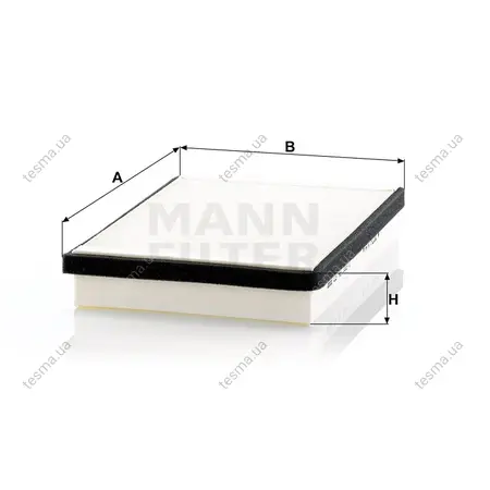 Фільтр салону MANN-FILTER CU421001 (фото 1)