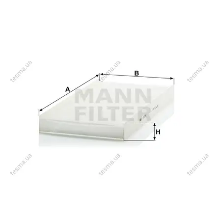 Фільтр салону MANN-FILTER CU5096 (фото 1)