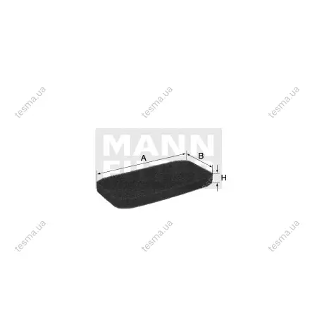 Фильтр салона MANN-FILTER CU53001 (фото 1)
