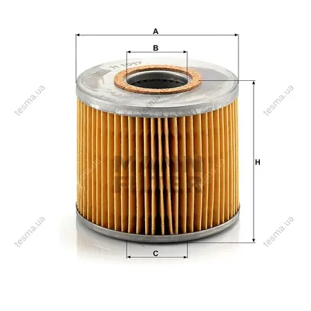 Фильтр масляный MANN-FILTER H1017N (фото 1)