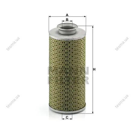 Фильтр масляный MANN-FILTER H1053N (фото 1)