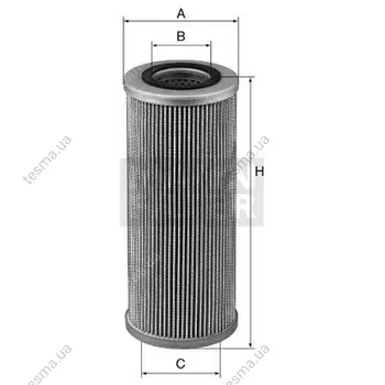Hydraulic filter, cartridge. Фильтр гидравлический, вставка MANN-FILTER H1054X (фото 1)