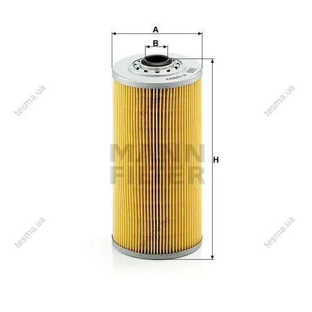 Oil filter, cartridge. Фильтр масляный, вставка MANN-FILTER H10591X (фото 1)