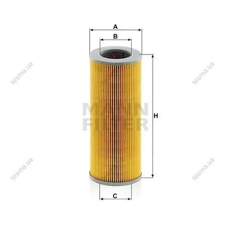 Фильтр гидравлический, вставка. Фільтр гідравлічний, вставка. Hydraulic filter, cartridge MANN-FILTER H10592 (фото 1)