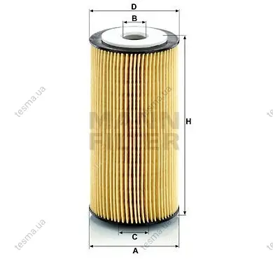 Фильтр масляный, вставка. Фільтр масляний, вставка. Oil filter, cartridge MANN-FILTER H11006Z (фото 1)