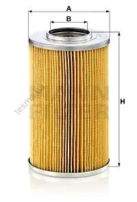 Hydraulic filter, cartridge. Фильтр гидравлический, вставка MANN-FILTER H12010 (фото 1)