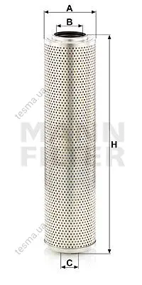 Фільтр гідравлічний MANN-FILTER H12014X (фото 1)