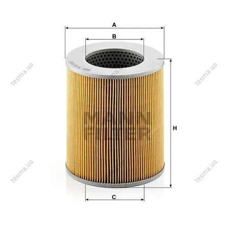 Фільтр оливи MANN-FILTER H151112 (фото 1)