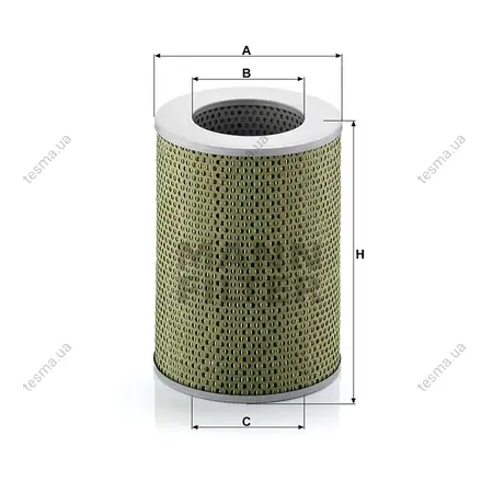 Фильтр масляный, вставка. Фільтр масляний, вставка. Oil filter, cartridge MANN-FILTER H15134 (фото 1)