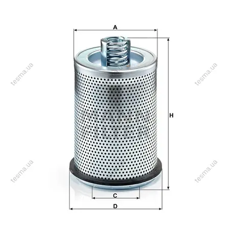 hydraulic filter, cartridge. фильтр гидравлический, вставка MANN-FILTER H15641 - фото 1
