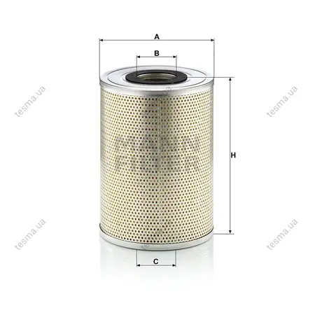 Hydraulic filter, cartridge. Фильтр гидравлический, вставка MANN-FILTER H1815 (фото 1)